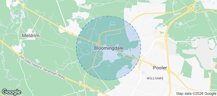 Bloomingdale Airbnb map
